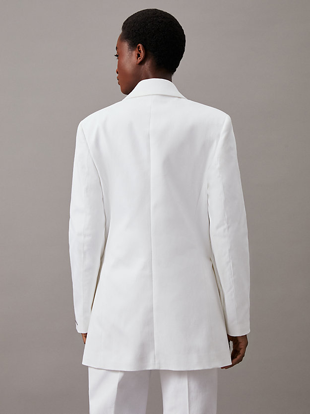 Cotton Twill Tailored Blazer