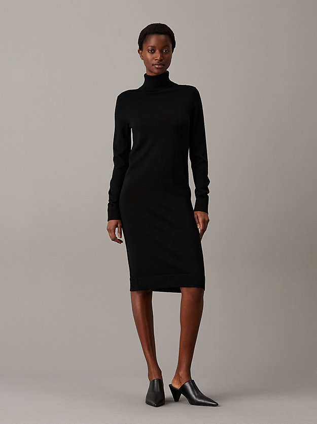 Merino Wool Shift Dress