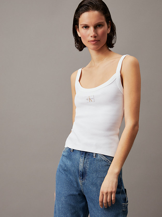Ribbed Cotton Tank Top