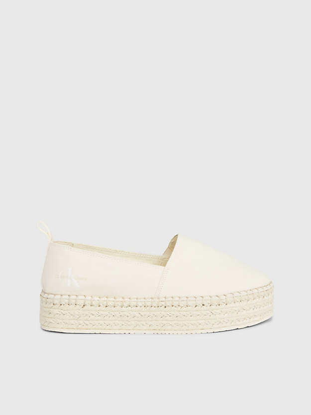 Canvas Platform Espadrille Trainers