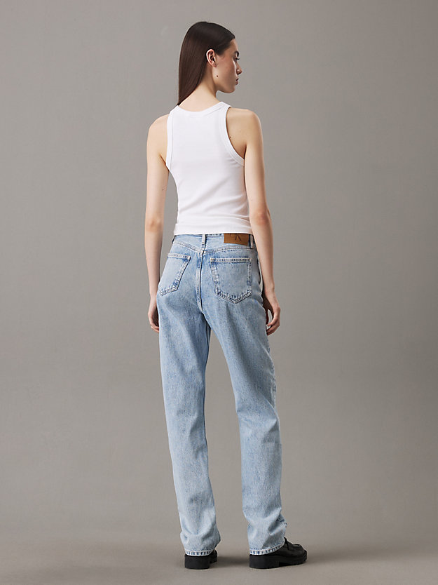 High Rise Straight Jeans