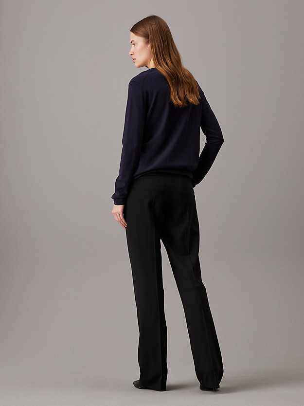 Slim Straight Trousers