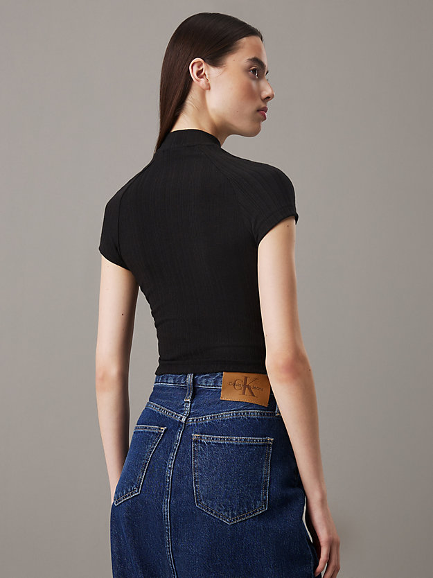 Slim Textured Rib T-shirt