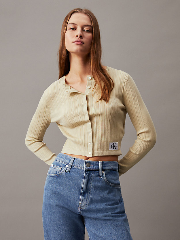 Soft Ribbed Lyocell Cardigan