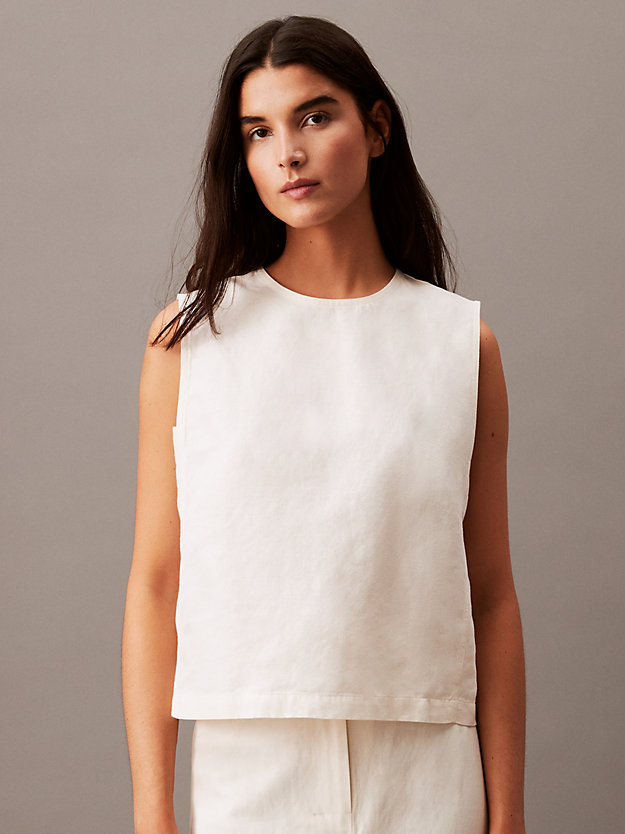 Casual Linen Blend Top