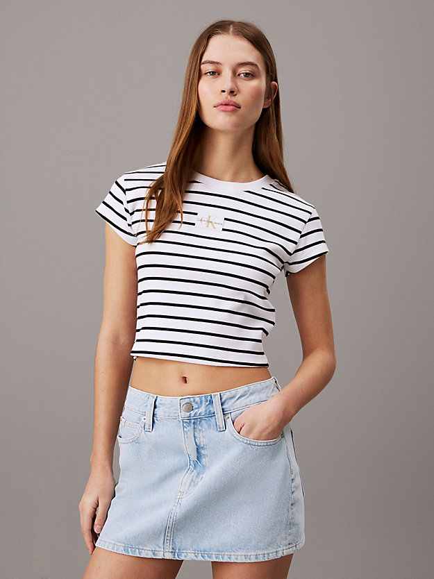Slim Ribbed Cotton T-shirt