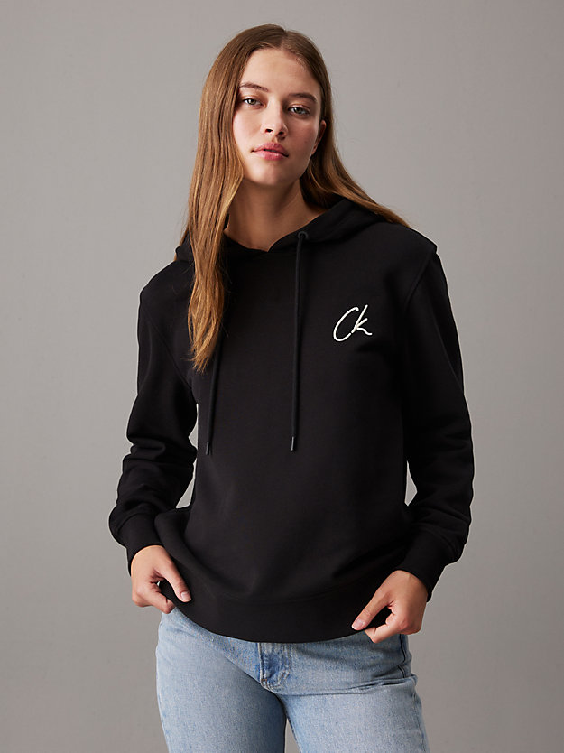 Cotton Terry Logo Hoodie