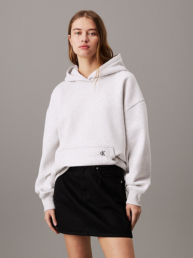Relaxed Back Logo Hoodie