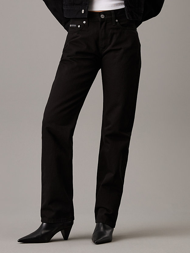 Low Rise Straight Jeans