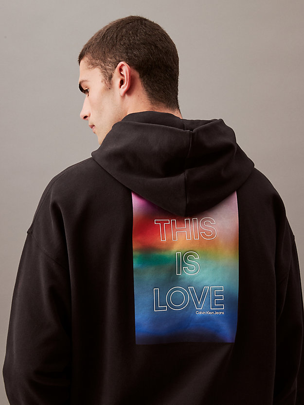Unisex Back Logo Hoodie - Pride