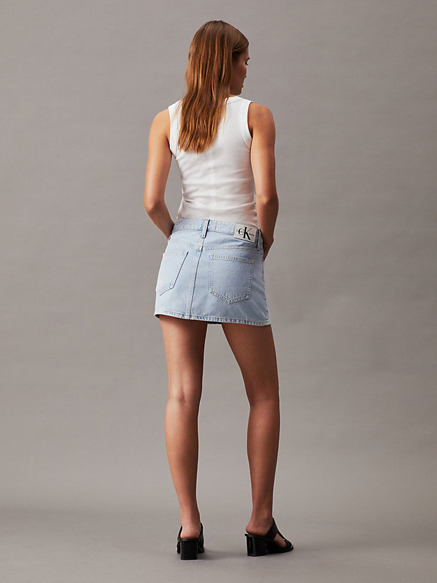 Denim Micro Mini Skirt