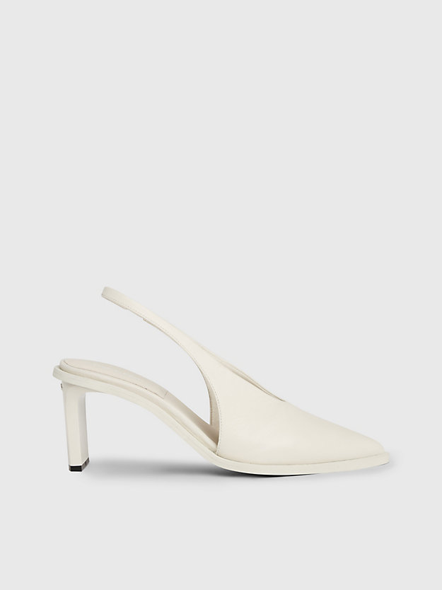 Leather Slingback Pumps