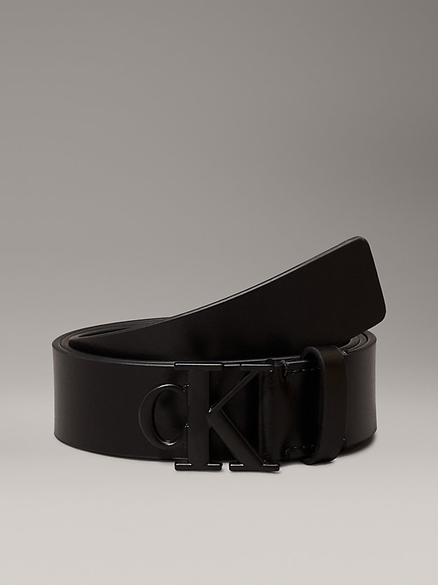 Logo Leather Belt