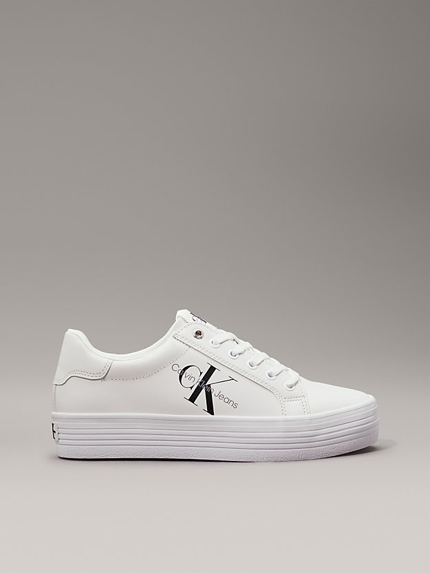 Leather Platform Trainers