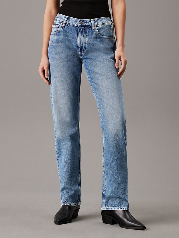 Low Rise Straight Jeans