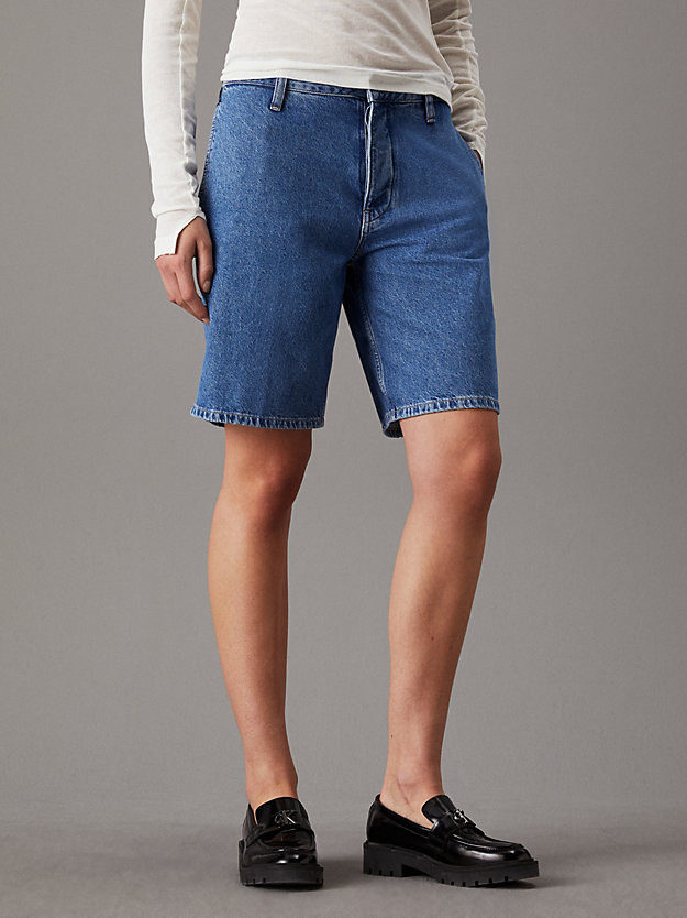 90's Straight Denim Shorts