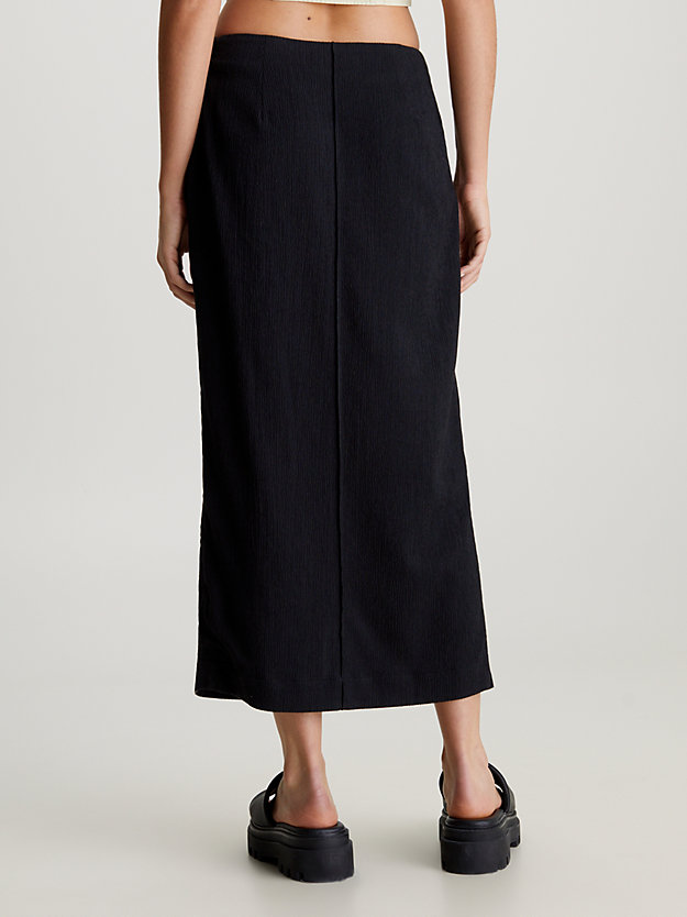 Crinkle Midi Skirt