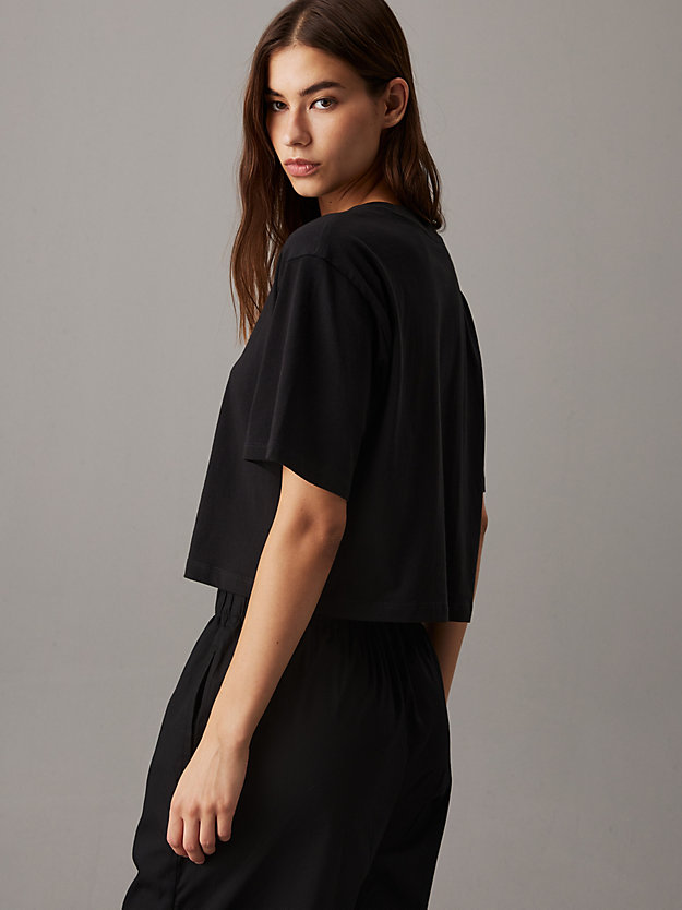 Cropped Pyjama Top - Pure Cotton