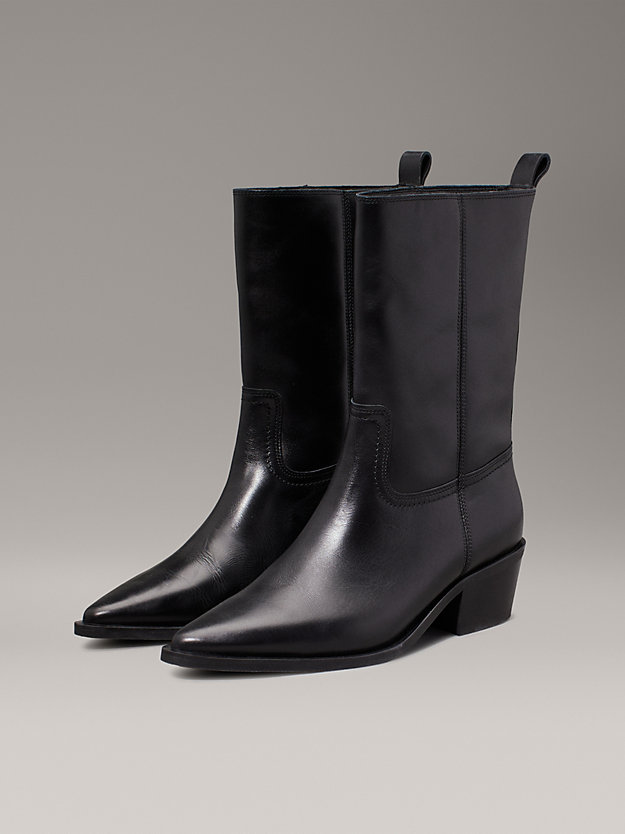 Leather Cowboy Boots