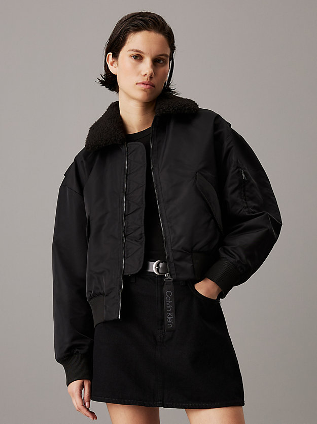 Sateen Aviator Jacket
