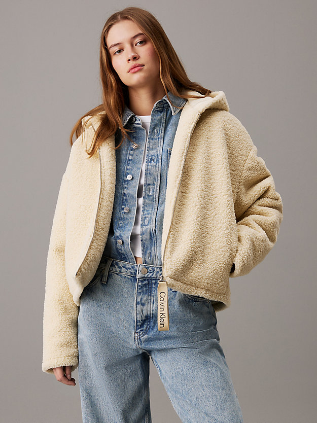 Relaxed Sherpa Padded Jacket