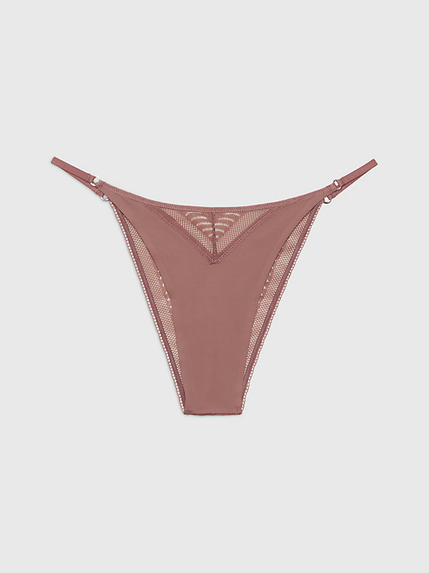 High Leg Tanga - Minimalist Lace