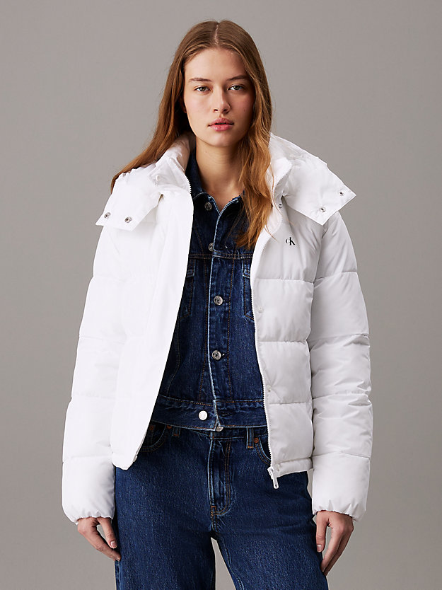 Short Hooded Puffer Jacket