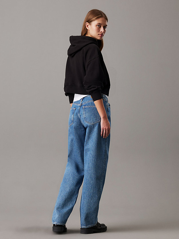 Boxy Cotton Terry Hoodie