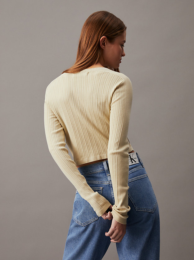Soft Ribbed Lyocell Cardigan