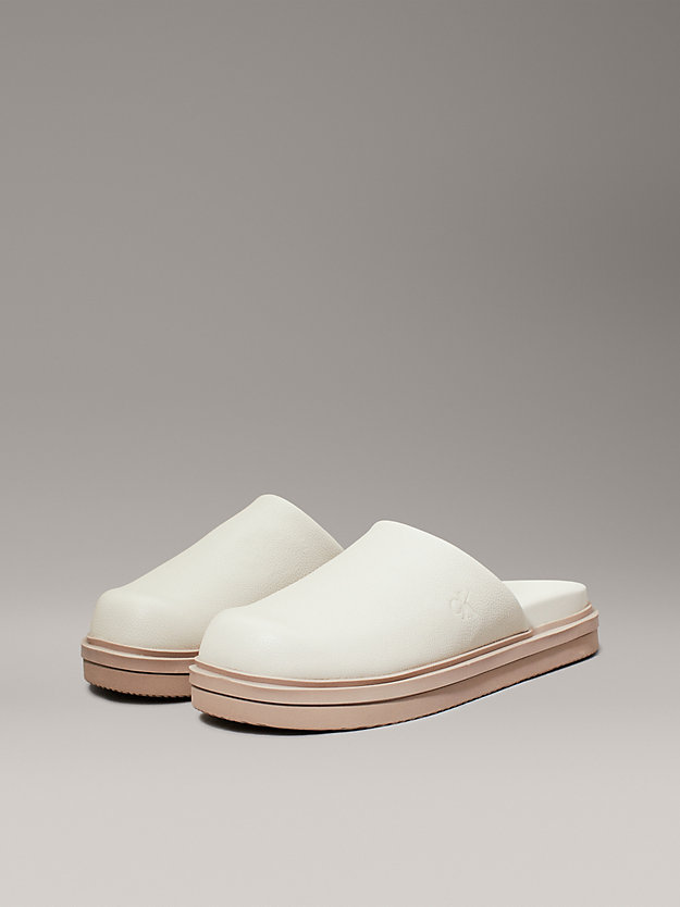 Leather Clog Slippers