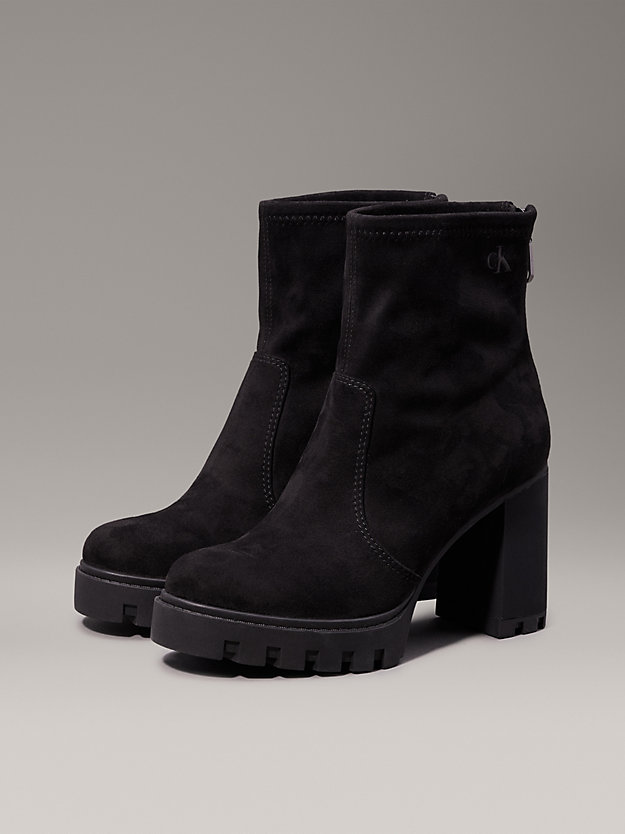Platform Heeled Boots