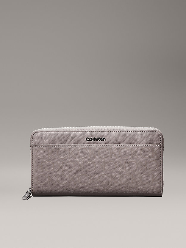 Large Logo Zip Around Wallet