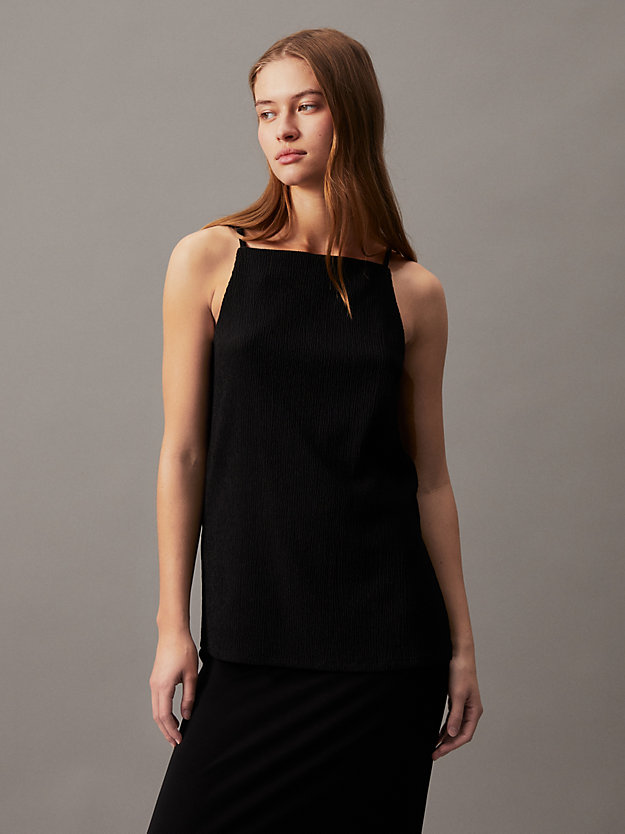 Crinkle Jersey Cami Top