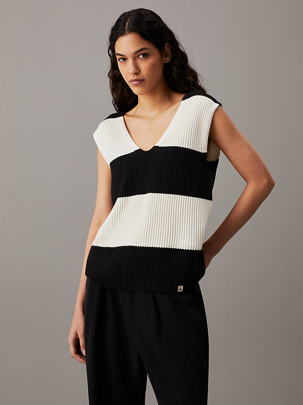 Chunky Ribbed Cotton Vest