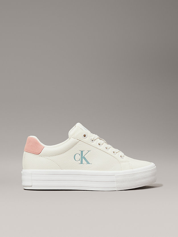 Leather Platform Trainers