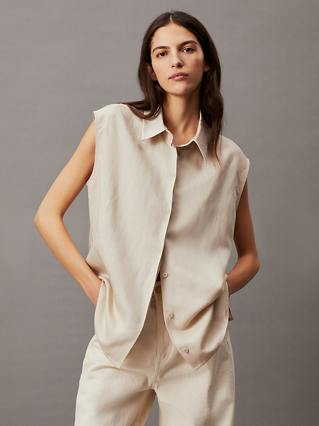 Relaxed Cut Out Detail Shirt