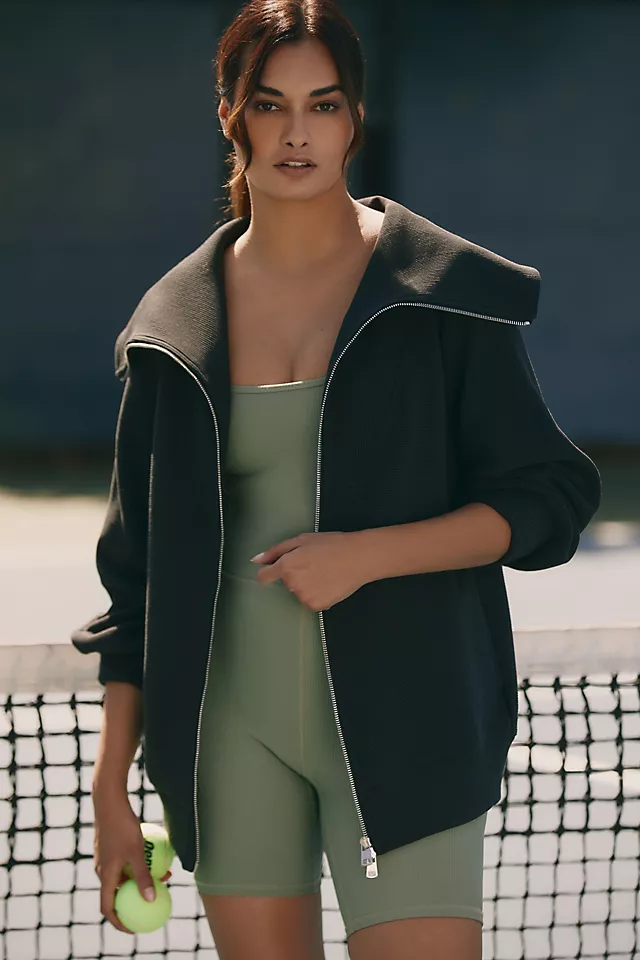 Varley Ells Zip Through Jacket BLACK