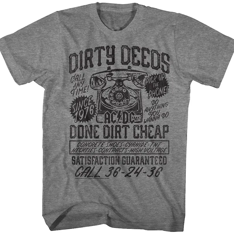 Dirty Deeds ACDC T-Shirt