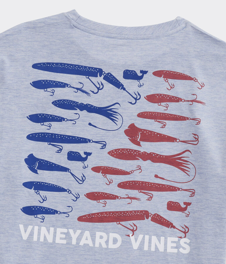 Americana Lures Long-Sleeve Harbor Performance Tee
