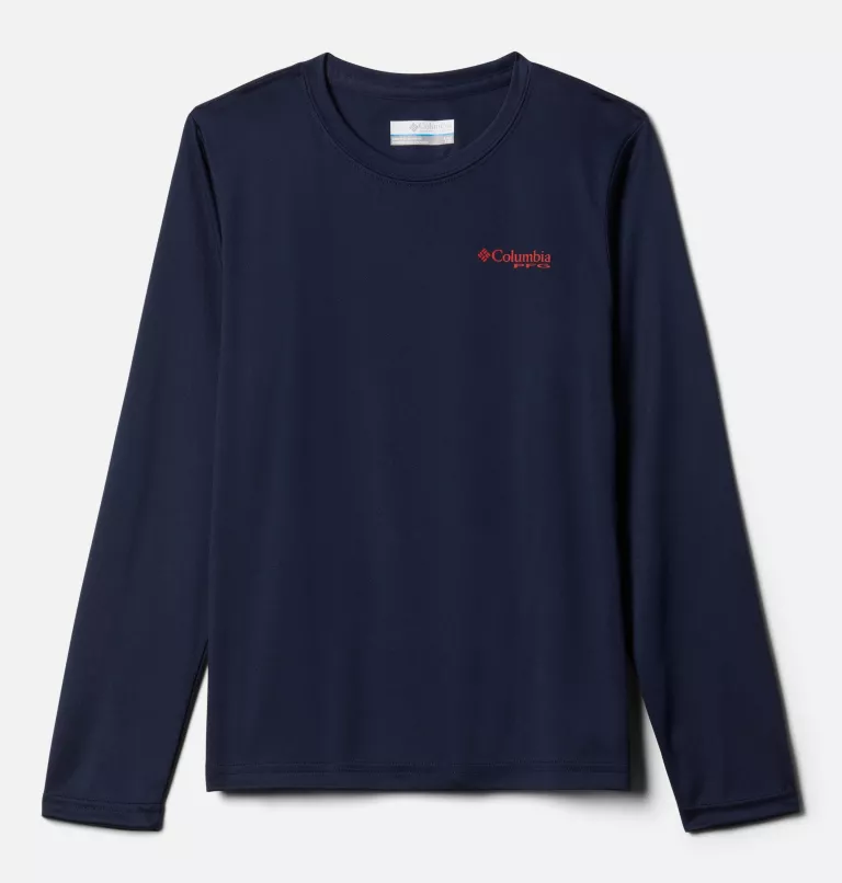 Boys' PFG Terminal Tackle™ Fish Flag Long Sleeve Shirt