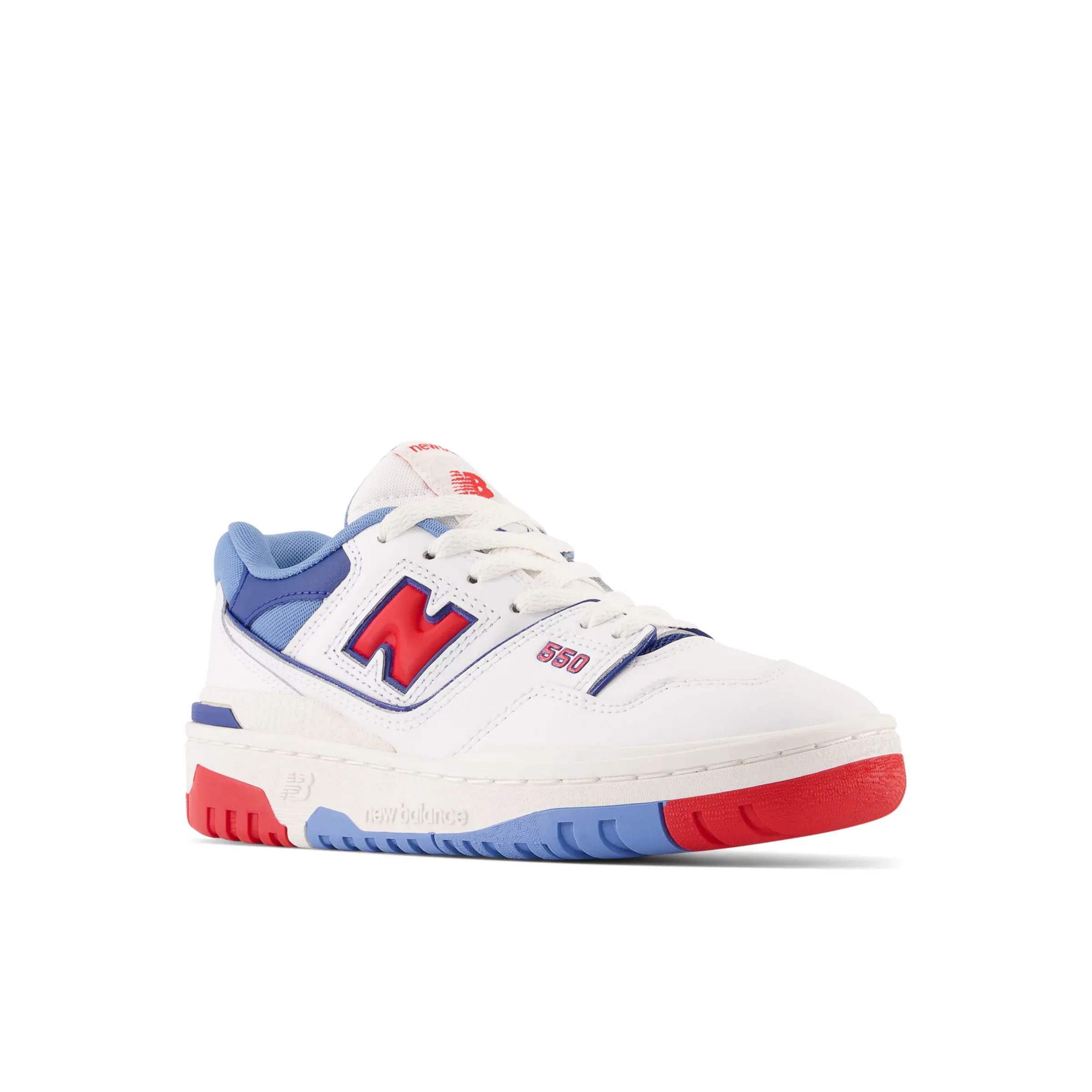 550 - White with True Red and Atlantic Blue