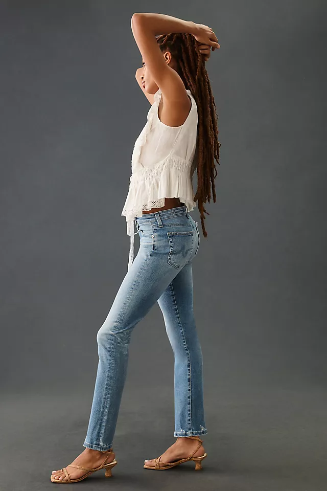 AG Mari Mid-Rise Straight Crop Jeans 20 YEARS UNDERTOW