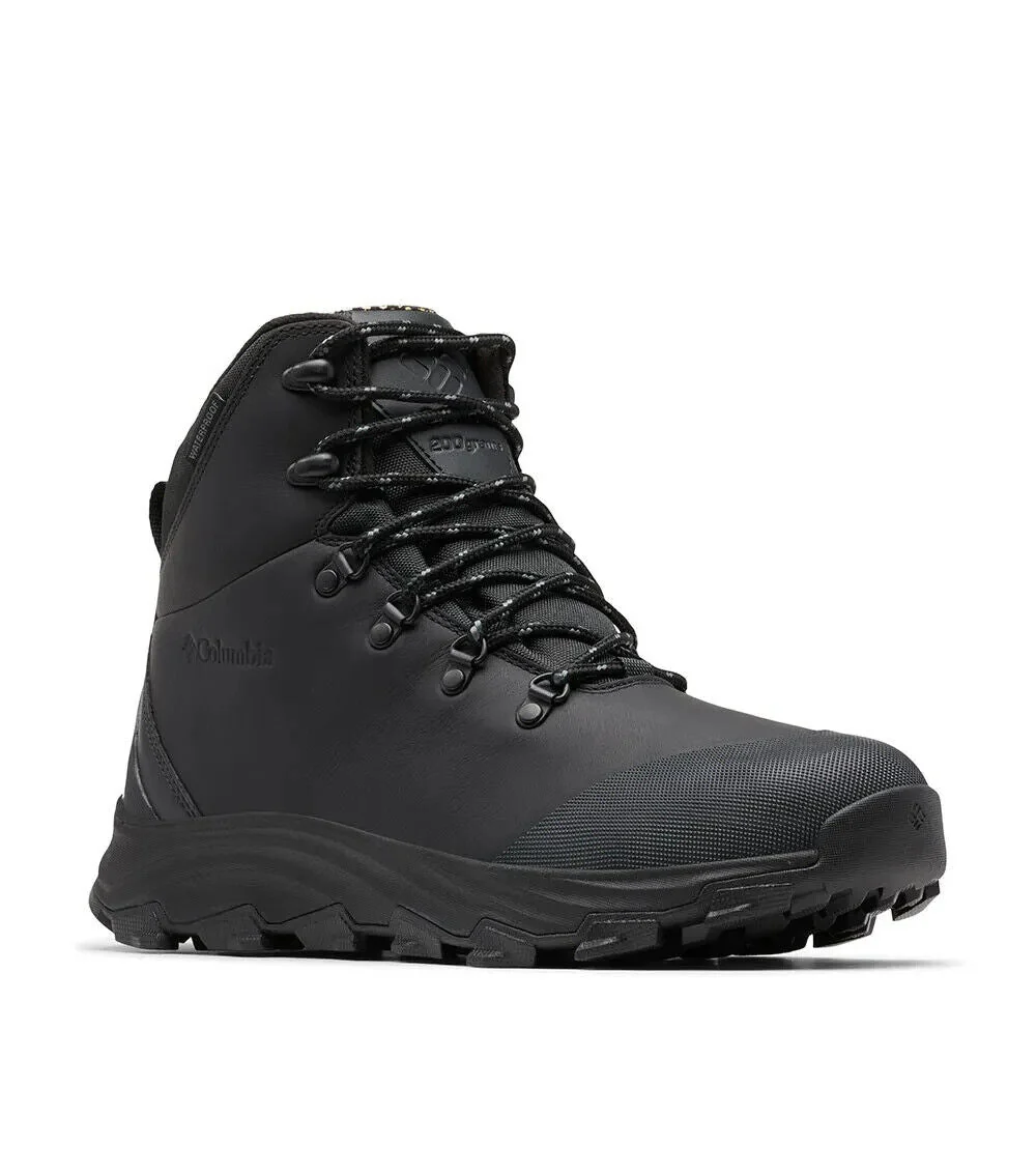 Columbia Expeditionist BM8525-010 Boot Men US 13 Black Leather Waterproof TF1746