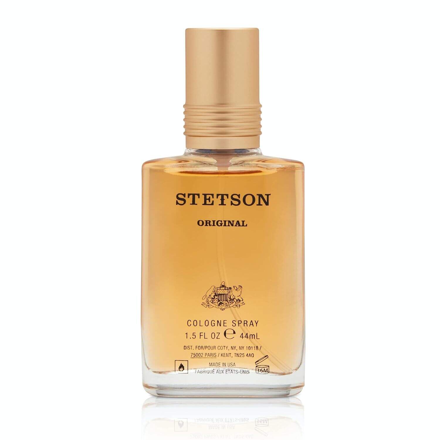 Stetson Original by Scent Beauty - Cologne for Men - Classic, Woody and Masculine Aroma with Fragrance Notes of Citrus, Patchouli, and Tonka Bean - 2.25 Fl Oz