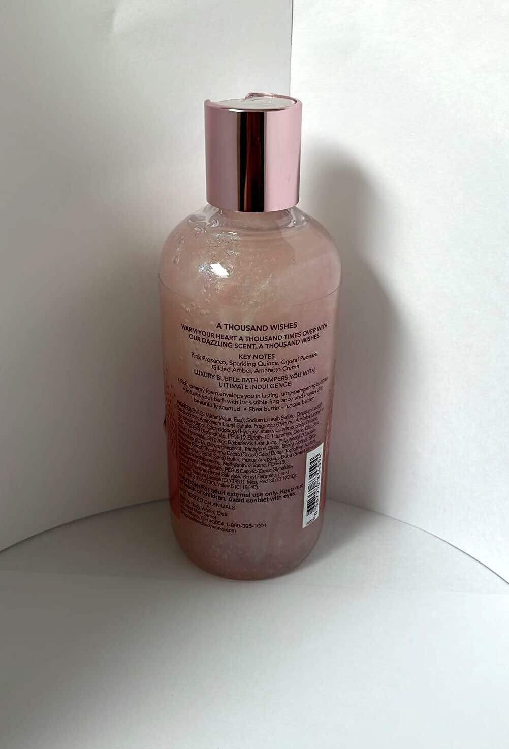 Bath & Body Works A Thousand Wishes Bubble Bath with Shea and Cocoa Butter 10 fl oz / 295 mL