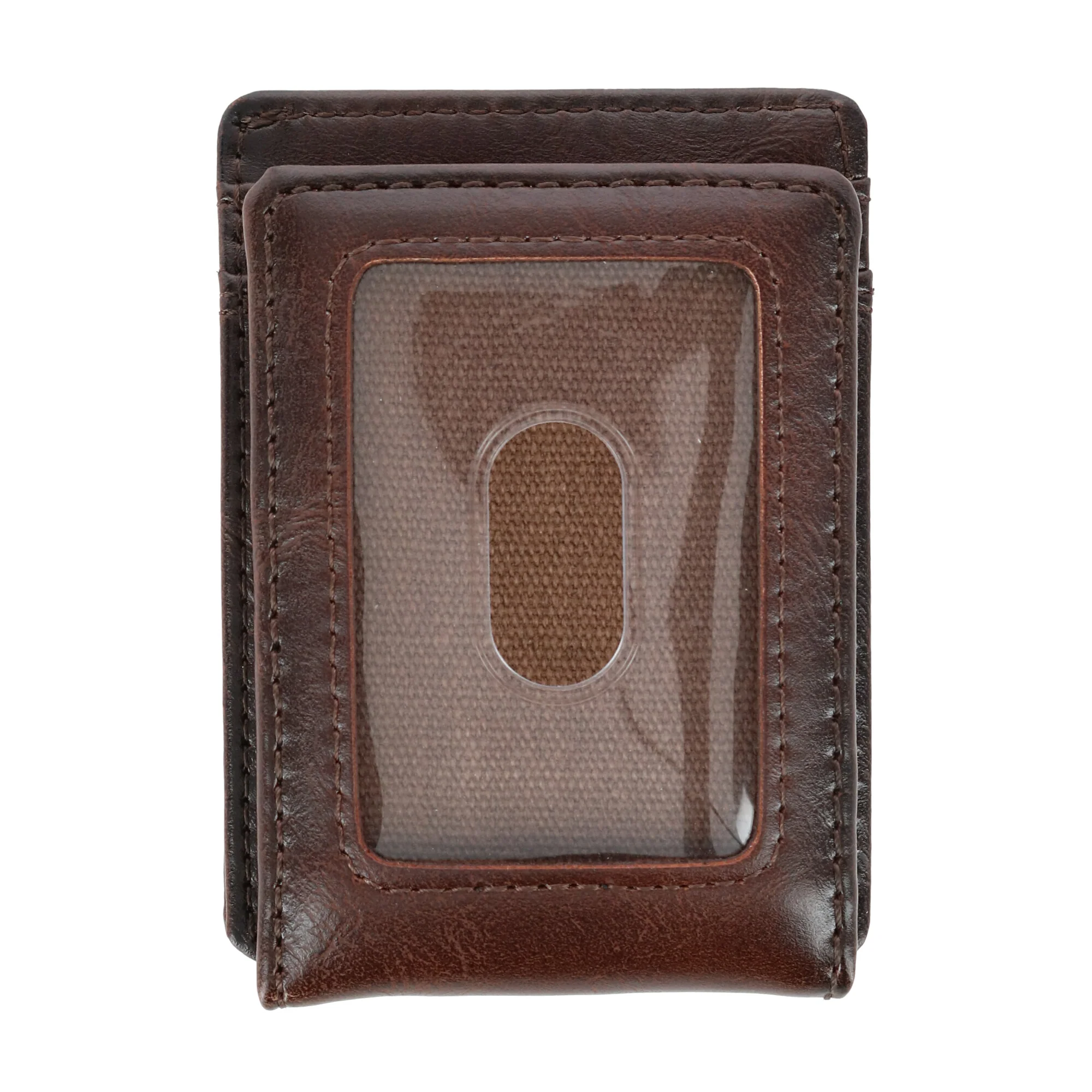 Men's RFID Protected Front Pocket Wallet with Magnetic Money Clip