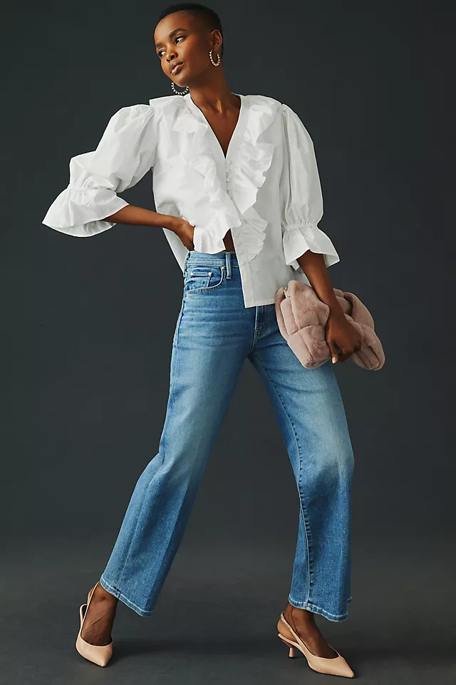 MOTHER The Rambler Zip Ankle Jeans COUNTY LINE