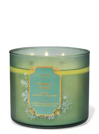 Cedar & Suede 3-Wick Candle