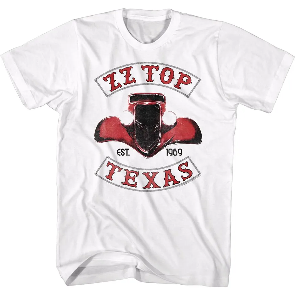 ZZ TOP Eye-Catching T-Shirt, Texas Hotrod