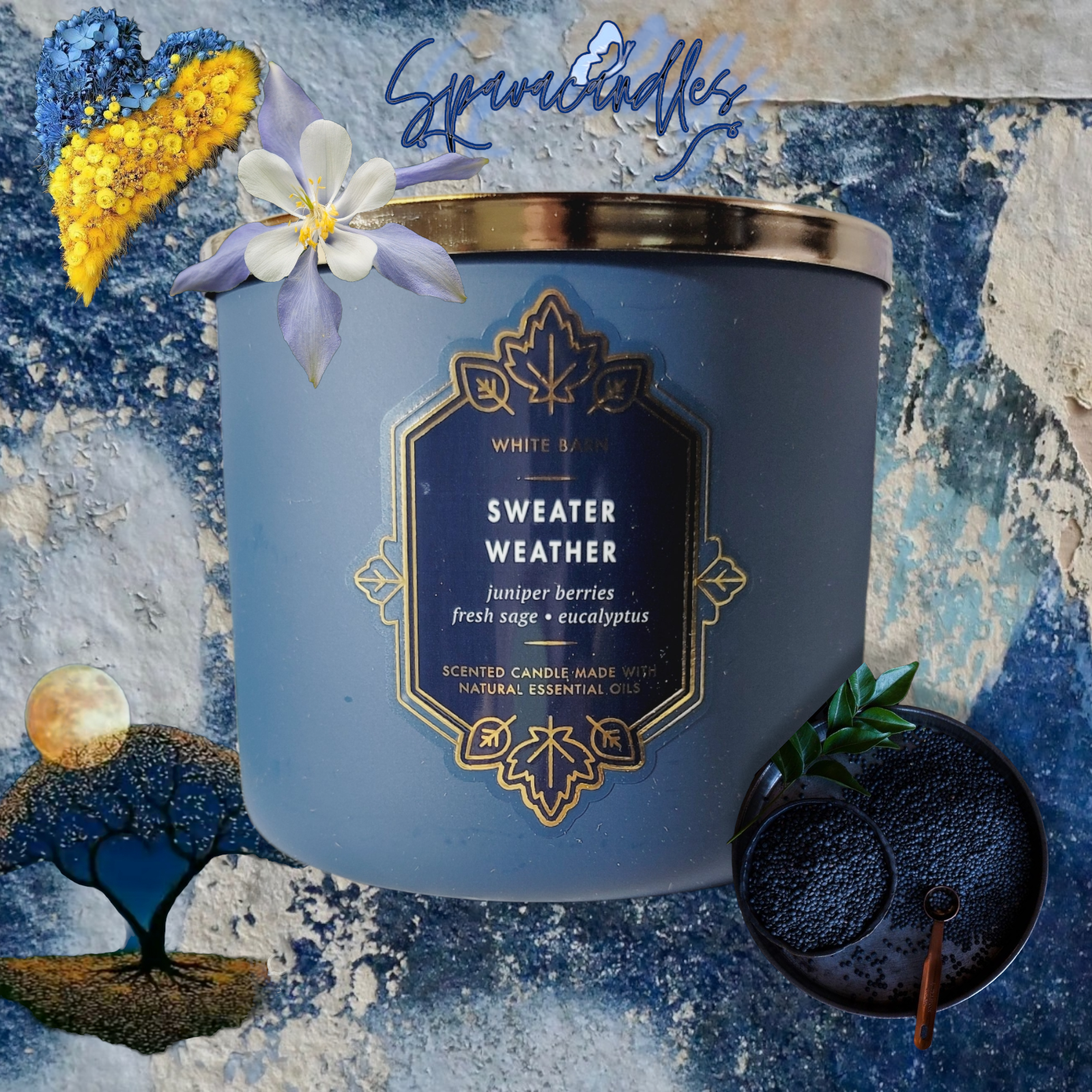 Sweater Weather 3 Wick Candle 14.5 oz. New 2023